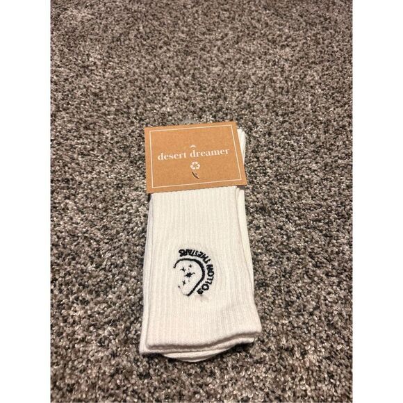 Desert Dreamer Follow the Stars Crew Socks C7-12 - Picture 1 of 4